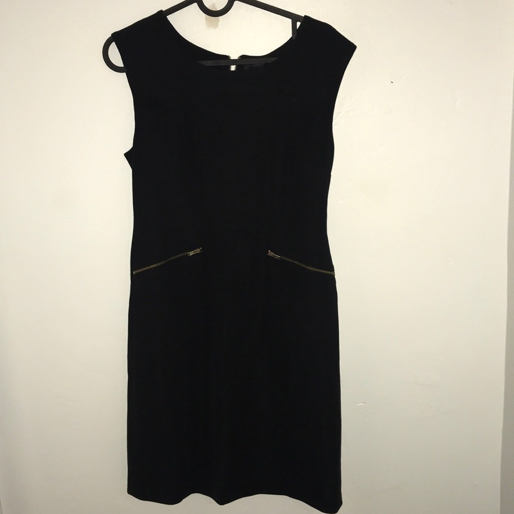 THML Black dress with zipper detail
